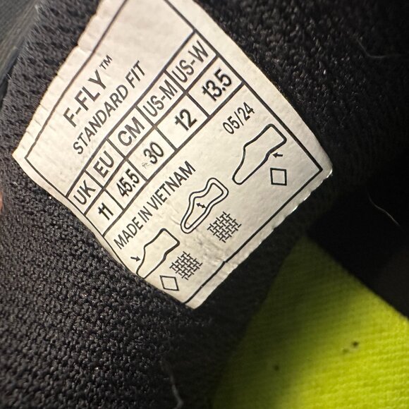 Inov8 Mens F-Fly Black/Gum 4mm Drop main image 6